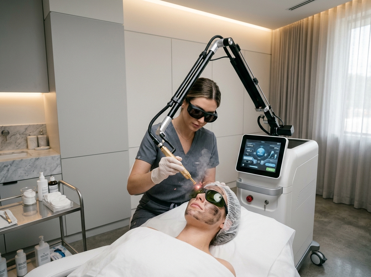 Q-Switched Melasma & Carbon Peel